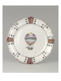 Assiette : montgolfière