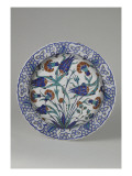 Assiette  décor floral