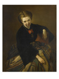 Portrait d'Adélaïde Boulanger  femme de l'artiste