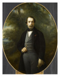 Portrait de Napoléon III en costume anglais