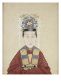 Portait de la dame Zhu  épouse de Lui Wenyao