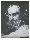 Portrait de Cézanne aux longs cheveux