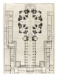 Planche 6 : Plan en grand des deux églises de l’Hôtel Royal des Invalides