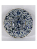 Assiette Buste de profil et banderole