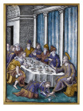 Plaque : le repas chez Simon
