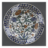Plat aux quatre fleurs