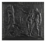 Panneau rectangulaire : Adam et Eve