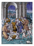 Plaque : Adoration des bergers