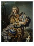 Portrait du président Gaspard de Gueidan en joueur de musette