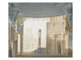 Projet de décor pour l'acte III Sémiramis de Catel