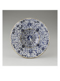 Assiette Buste de profil et banderole