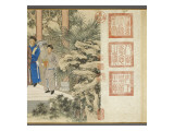Qazaq présentant len tribut leurs chevaux à l'empereur Qianlong
