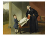 Le révérend Randall Burroughes et son fils Ellis