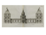 Planche 185 : Elévation de l’entrée du palais du Luxembourg sur la rue de Tournon
