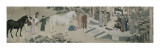 Qazaq présentant len tribut leurs chevaux à l'empereur Qianlong