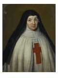 Portrait de mère Marie-Angélique Arnauld  dite la Mère Angélique (1591-1661)