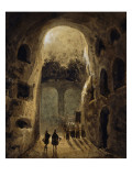 Procession dans les catacombes de San Genais
