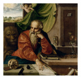 Saint Jérôme en méditation