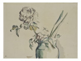 Roses dans un vase vert