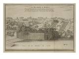Planche 115 A: vue générale de la Machine de Marly prise de la Seine