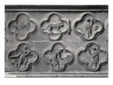 Portail de de la façade de la cathédrale d'Amiens Registre sculpté: les signes du zodiaque