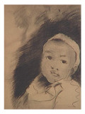 Portrait de Jean Redon  premier enfant d'Odilon et de Camille Redon