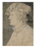 Portrait d'homme en buste  de profil