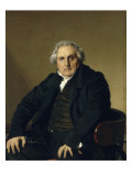 Portrait de Bertin  Louis-François  dit Bertin l'ainé (1766-1841)  fondateu