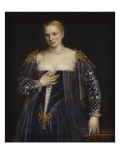 Portrait de femme dit La Belle Nani Avec cadre