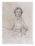 Portrait of Niccolo Paganini  Violinist (1782-1840)