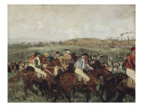 Course de gentlemen  avant le départ