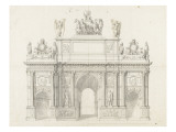 Projet pour l'arc de triomphe de la rue Saint-Antoine à Paris