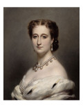 Portrait en buste de l'Impératrice Eugénie