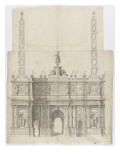 Projet pour l'arc de triomphe de la rue Saint-Antoine à Paris