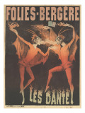Affiche Folies-Bergères : les Dante