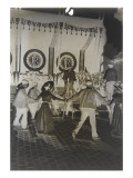 Le président Lebrun à Bordeaux pour la fête du vin  le 18 juin 1934
