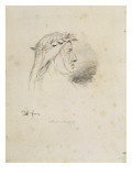 Portrait de Chopin en Dante  après 1849
