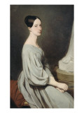 Portrait de la princesse Marie d'Orléans  duchesse de Wurtemberg (1813-1839)