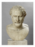 Portrait de Démosthène (348-322 avant J C)  orateur et homme politique athénien