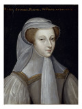 Portrait de Marie Stuart en deuil blanc