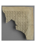 Plaque : matrice rectangulaire  empreinte de dentelle