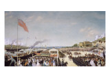 Récéption de la reine Victoria dans le port de Boulogne-sur-Mer par Napoléo