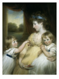 Portrait de M Jean et de ses deux fils  Thomas et Jean