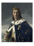 Portrait de Louis VIII (1187-1226)  dit le Lion  roi de France en 1223