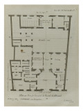 Planche 283 : Plan du rez-de-chaussée de l'hôtel Amelot de Bisseuil