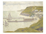 Port en Bessin  avant-port  marée haute (Calvados)