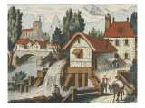 Décor champêtre : le moulin