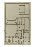 Planche 248 : Plan du sous-sol de l'hôtel Hesselin construit par l'architecte Vau quai de Béthume
