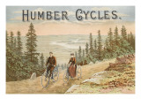 Affiche publicitaire de la maison Humber Cycles