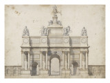 Projet pour l'arc de triomphe de la rue Saint Antoine à Paris